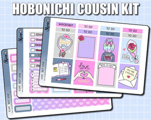 Self Love Hobonichi Cousin Sticker Kit
