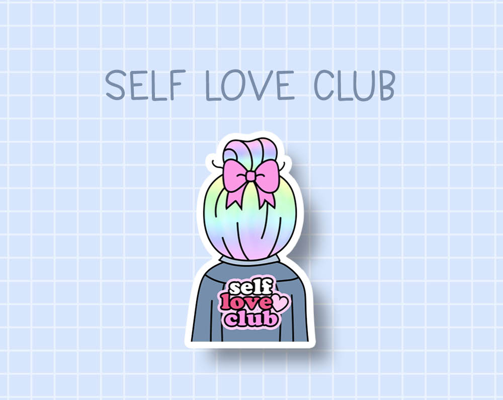 Self Love Sticker DIE CUT Collection – Shine Sticker Studio