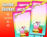 Junk Food Jumbo Sticker