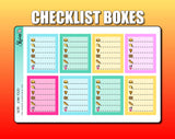 Junk Food - Vertical Weekly Sticker Kit