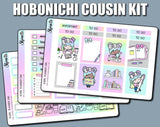 Luna Planner Girl Hobonichi Cousin Sticker Kit