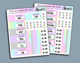 A6 Planner Girl Hobonichi Date Cover Stickers