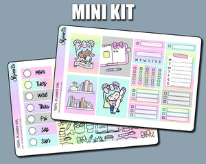 Luna Planner Girl - Mini Sticker Kit Print Pression
