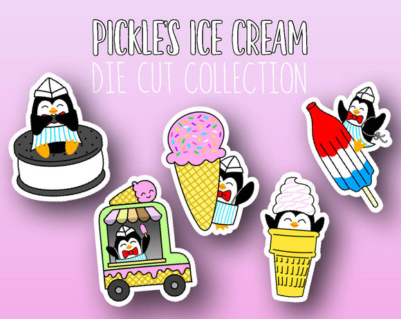 Pickle's Ice Cream - Sticker DIE CUT Collection