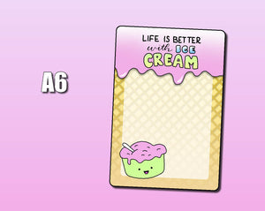 Ice Cream Jumbo Sticker