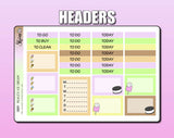 Pickle's Ice Cream - Vertical Weekly Sticker Kit