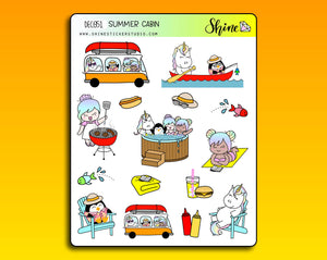 Summer Cabin - Deco Stickers