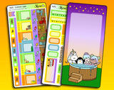 Summer Cabin - Hobonichi Weeks Sticker Kit