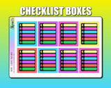 I Love the 80s - Vertical Weekly Sticker Kit