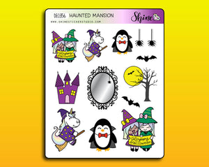 Haunted Mansion Deco Stickers