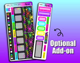 Neon New Years 2023 - Hobonichi Weeks Sticker Kit