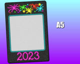 Neon New Years 2023 Jumbo Sticker