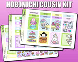 Tea Party Hobonichi Cousin Sticker Kit