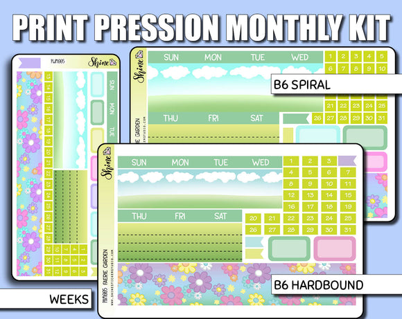 Undated Faerie Garden Monthly Kit - Print Pression