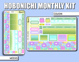 Undated Fearie Garden Monthly Kit - Hobonichi