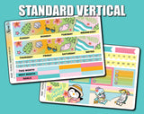 Undated Tropical Summer Monthly Kit - Standard Vertical