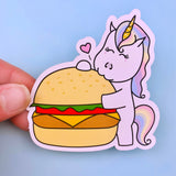 Star's Burger Sticker Die Cut