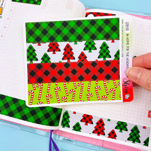 Home for the Holidays - A6 Washi Strip Stickers