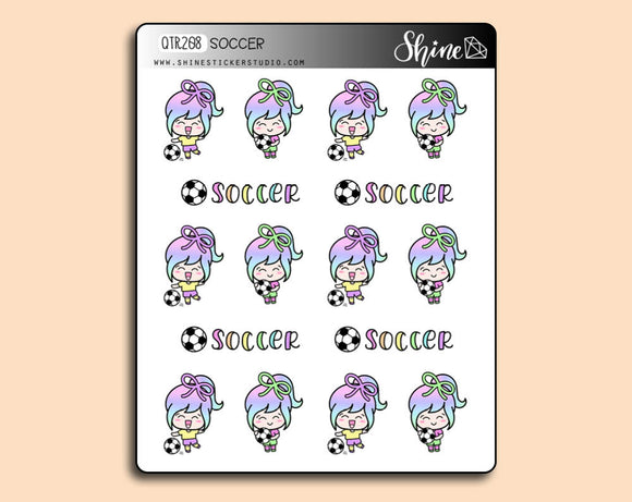 Soccer Luna Stickers By Shine Studio | Luna Stickers