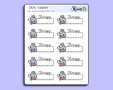 Luna Therapy Stickers