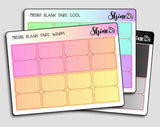 All Colors Blank Planner Tab Stickers By Shine Sticker Studio 