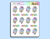 Luna Cheer Stickers Created By Shine Sticker Studio