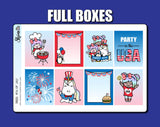 4th of July - Vertical Weekly Sticker Kit