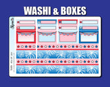 4th of July - Vertical Weekly Sticker Kit