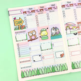 Luna & Star Camping Hobonichi Cousin Sticker Kit