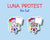 Luna Protest DIE CUT Sticker