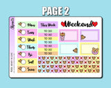 Beary In Love Mini Sticker Kit