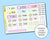 Bee Happy Cousin Daily Date Cover Stickers
