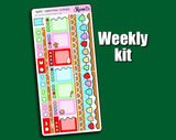 Christmas Cookies - Hobonichi Weeks Sticker Kit