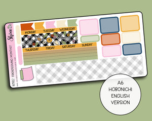 Undated Friendsgiving Monthly Kit - Hobonichi A6