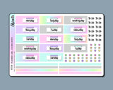 Planner Girl Hobonichi Cousin Daily Date Cover Stickers