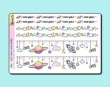 I Need Space Clear Washi Strip Stickers By Shine Sticker 