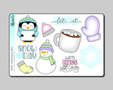 Find the best Winter Bujo Deco Stickers  at Shine Sticker Studio | Holiday Stickers | Stickers for Kids