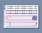 Roses and Self Love  Washi Strip Stickers Created By Shine Studio 
