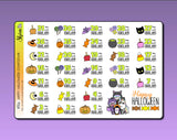 Halloween Countdown Stickers