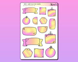 Colorful Bujo Box Shapes