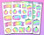Colorful Bujo Box Shapes
