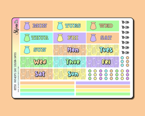 Father's Day Cousin Daily Date Cover Stickers
