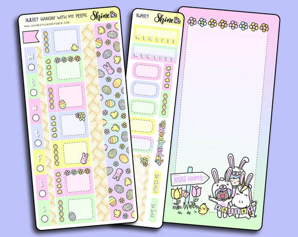 Hangin' with my Peeps Hobonichi Weeks Sticker Kit