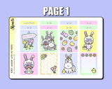 Hangin' with my Peeps Hobonichi Cousin Sticker Kit