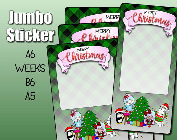 Home for the Holidays Jumbo Sticker