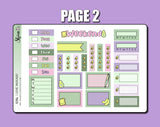 I Love Avocado - Collab with The Angel Shoppe - Hobonichi Cousin Sticker Kit