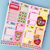 Beary In Love Mini Sticker Kit