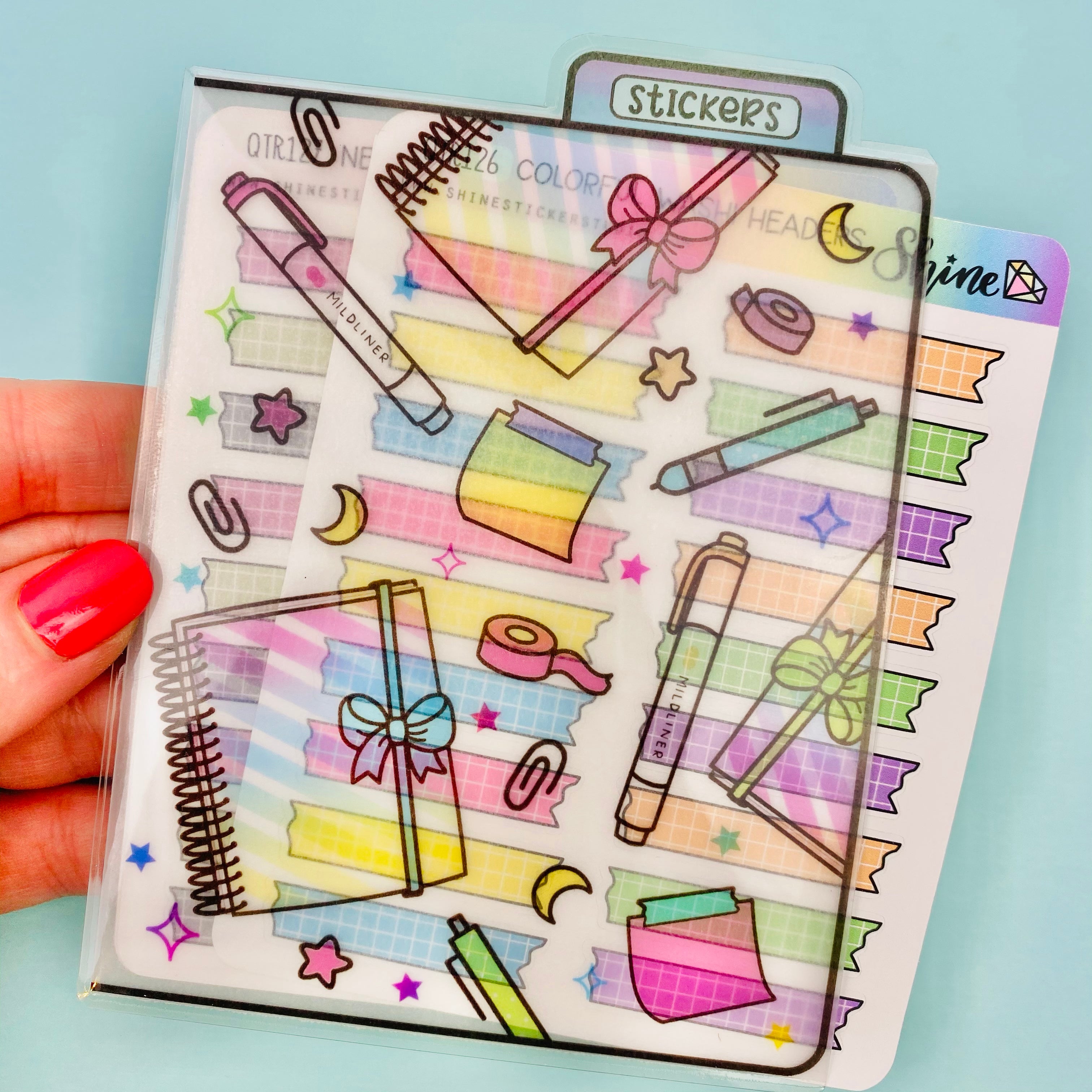 Sticker Studio Mini Small Sticker Pocket Digital Download – Shine Sticker Studio
