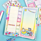 Pool Party Hobonichi Weeks Sticker Kit