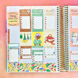 Cobblestone Cottage - Vertical Weekly Sticker Kit